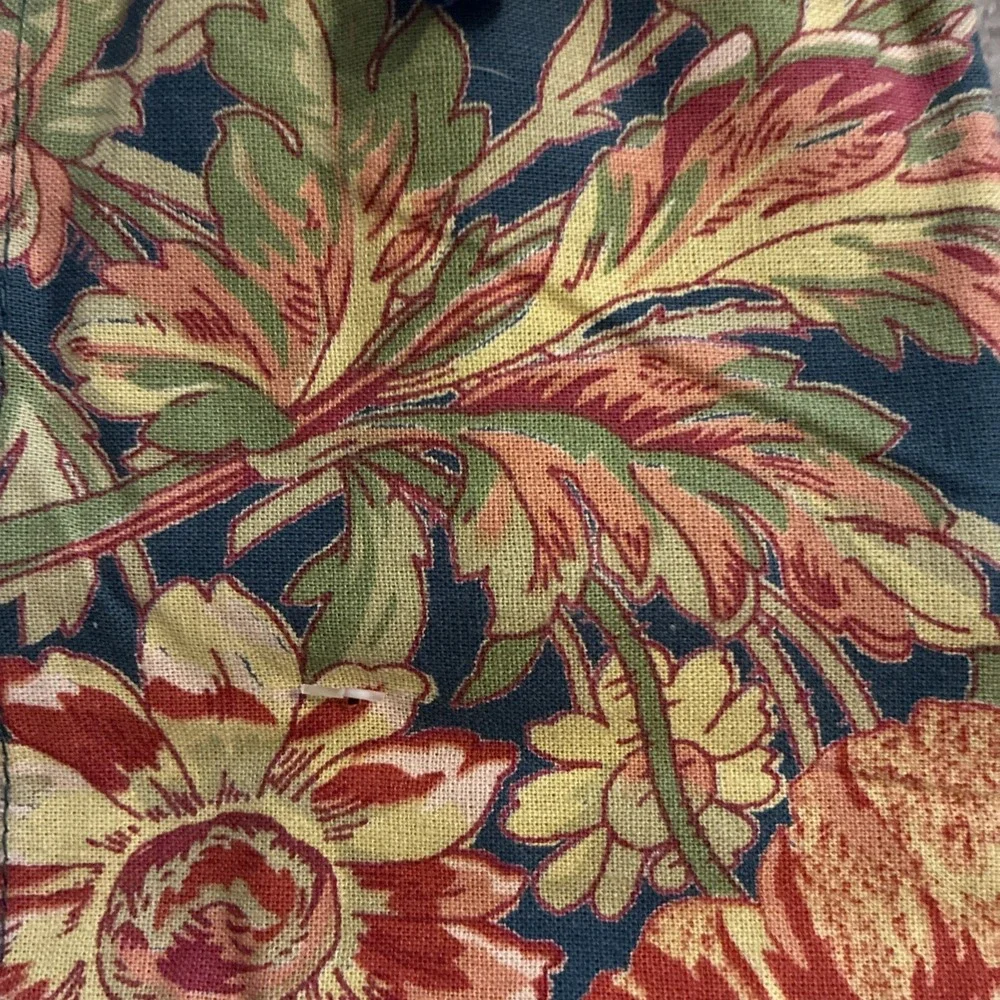April Cornell Floral Teal Napkins Set 10 16